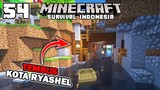 Diam-Diam Ryashel Bolongin gunung menjadi Terowongan Rahasia❗️-Minecraft Survival Indonesia (Ep.54)
