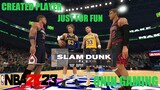 NBA 2K23 - SLAM DUNK - CREATED PLAYER - JUST FOR FUN | Onin Gaming