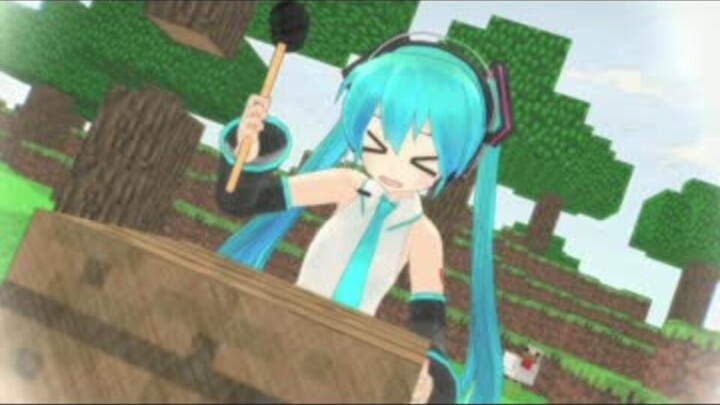 [av1141457][MMD AnimationⅢ] Minecraft x Hatsune