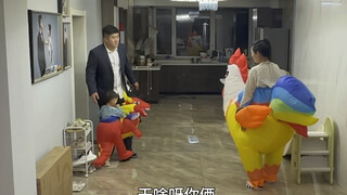 真好！我儿子有一个不扫兴的爸爸！