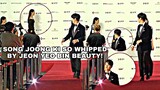 Song Joong Ki can't take his eyes off to Jeon Yeon Bin at the Busan International Film Festival