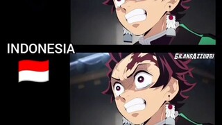 Kimetsu no yaiba s2 dub Arab Indonesia English