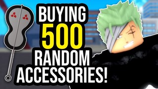 Buying 500 Random Accessories in Project XL