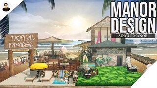 LifeAfter: SINGLE MANOR - Tropical Paradise | Manor Design | Tutorial