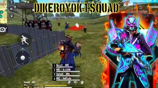 MOMENT BERRY GMG DI KEROYOK SQUAD || FREEFIRE INDONESIA HIGHLIGHTS