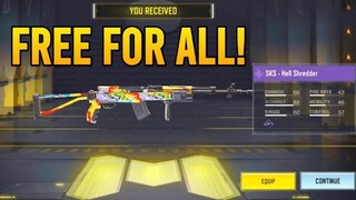 REDEEM YOUR FREE SKS - HELL SHREDDER!