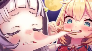 [hololive Mini-Theatre] [Animation] Mochi is essential for moon viewing!