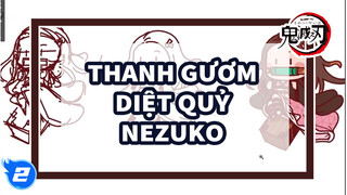 Vẽ Nezuko cute hột me, Thanh gươm diệt quỷ_2