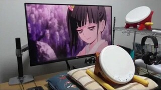 (Taiko no Tatsujin) Super powerful red lotus performance [Taiko no Tatsujin PS4] Red Lotus