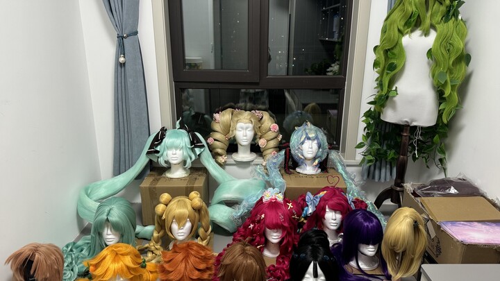 The collection of anti-gravity wigs worth five figures, which has been viewed by 3 million people ac