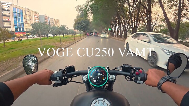 Riding the Voge CU-250 V-AMT Motorcycle in Pakistan