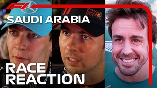 Drivers React After Chaotic Race in Jeddah | 2023 Saudi Arabian Grand Prix
