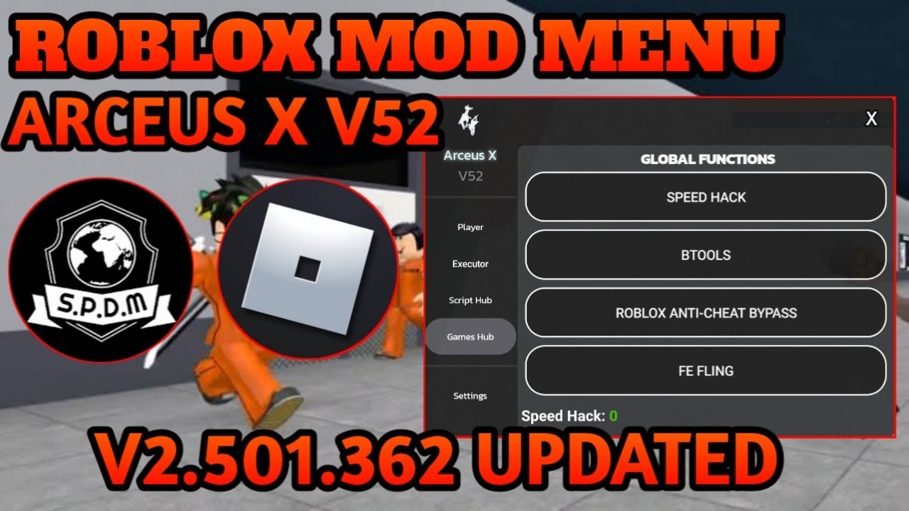 Roblox Mod Menu V2.527.372, ARCEUS X V2.1.1