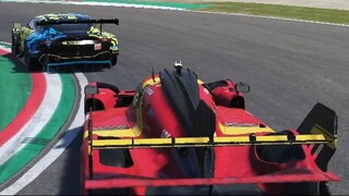 Ferrari 499P at the race on autodromo Enzo E Dimo, Imola, Emilia-Romagna, Italy