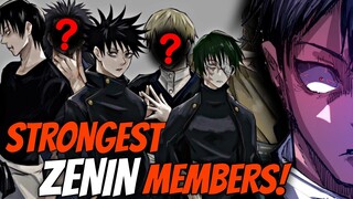 ANGKAN NA MINSANG NG LUMABAN SA GOJO CLAN!😱ALL ZENIN MEMBER FROM WEAKEST TO STRONGEST!(TAGALOG)