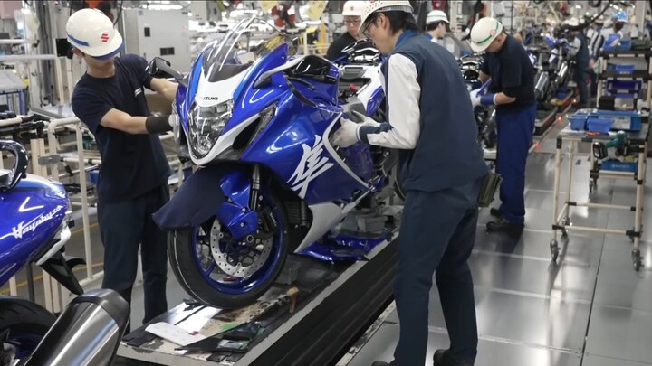 kelahiran motor tercepat Jepang : proses manufaktur Suzuki hayabusa