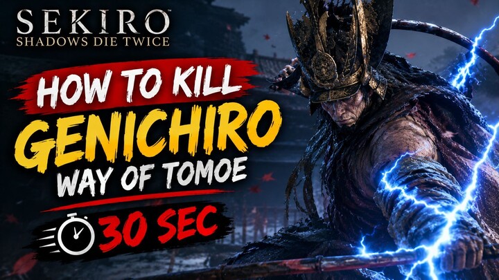 ⚔️ *This Trick Makes Genichiro EASY! 😱 | Sekiro