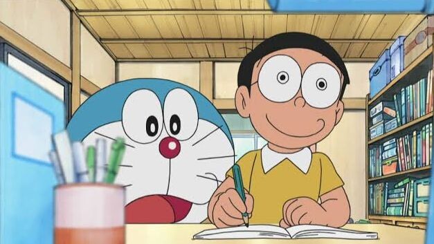 Doraemon bahasa Indonesia Stiker Tidur