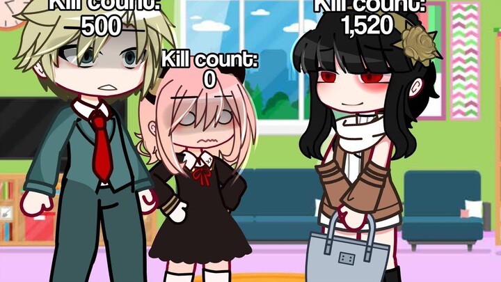 🕵‍♂️ k1ll Count 🍃 • SpyxFamily AU Loid x Yor ;《 กาชา คลับ 》