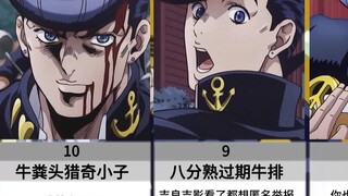 jojo最丑陋发型客观排名：