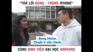Trả lời đúng - Trúng iphone #giaitri