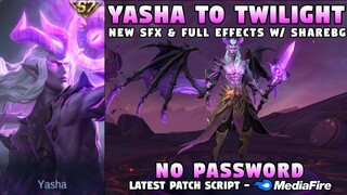 New Moskov Yasha To Twilight Dragon Epic Skin Script No Password | Revamped Moskov Epic Script |MLBB