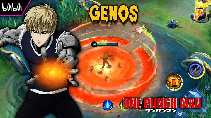 New Genos Skin in Mobile Legends | One punch Man x MLBB 🔥