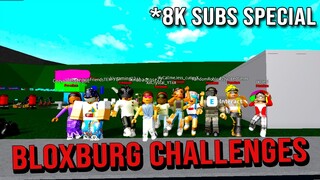 Bloxburg Challenges | 8K SUBSCRIBER CELEBRATION W/ FANS