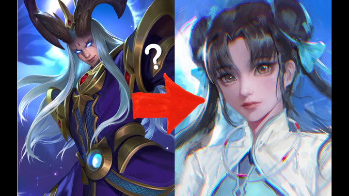 [Proses melukis] Diduga konsep lukisan menyerupai pelukis kulit bocor!!