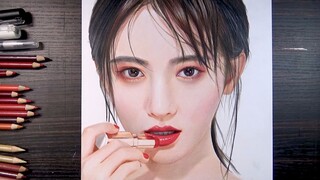 [Vẽ tay chì màu] Thực ra vẽ tranh chính là trang điểm trên giấy (Cúc Tịnh Y)
