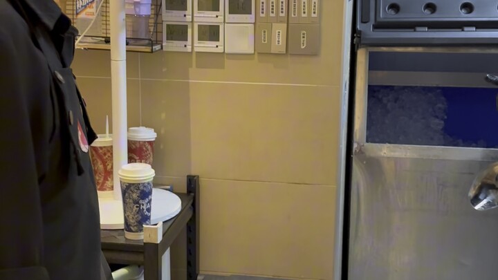 Let’s take a look at how much fun our friend is having cleaning the ice maker.