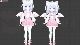 Blender custom virtual anchor 3D model display from scratch [Nini Kugimiya]