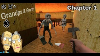 Di kroyok sama Kakek Nenek yang gila - Grandpa and granny house escape Full gameplay