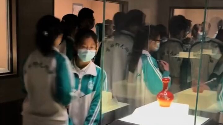 They study history by looking at it in museums, while we imagine it in the classroom.
