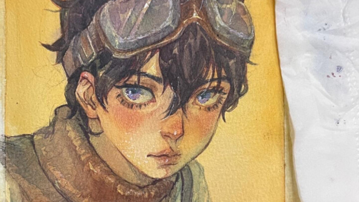 [Art] Watercolor - A Shota Pilot