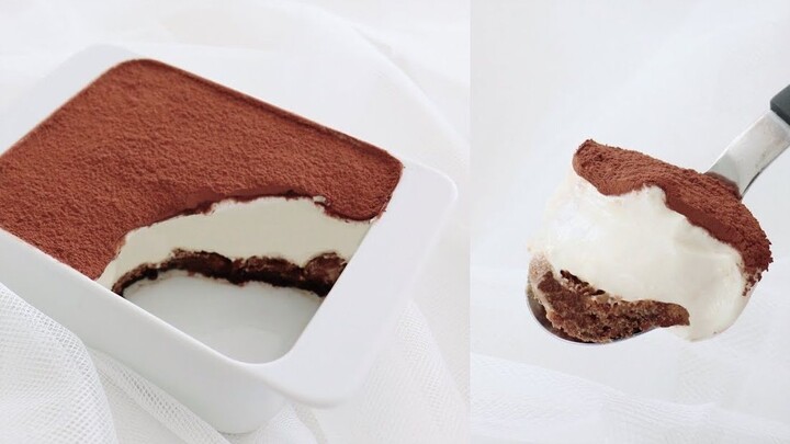 [Food]Simple & delicious Tiramisu with 5 ingredients in 5 minutes