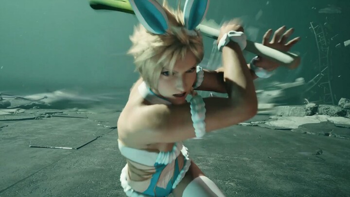 [FF7Re/SC] Sephiroth, the Claude Rabbit Girl you ordered, please eat green onions