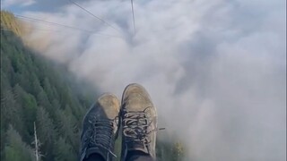 一头扎进云里的时候，会是什么感觉呢？