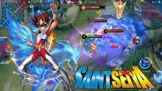 GAMEPLAY SKIN SAINT SEIYA BADANG || LUMAYAN UNTUK SKIN GRATIS- MOBILE LEGENDS INDONESIA #mlbb