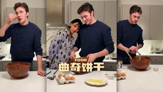 Let's watch male model Lucky Blue Smith making cookies 🍪