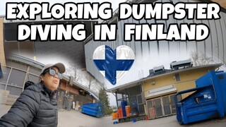 INIKOT ANG MGA BASURAHAN DITO SA FINLAND | DUMPSTER DIVING IN FINLAND | THAI-FINNISH