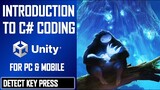 INTRO TO C# CODING IN UNITY ★ DETECTING KEY PRESSES ★ JIMMY VEGAS TUTORIAL