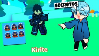 COMO ACHAR E PEGAR TODOS OS SECRETOS DO ANIME PUNCHING SIMULATOR !!!