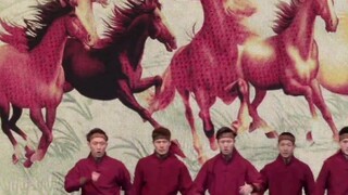 น่าตื่นเต้นมากๆ! การแสดงเต้นรำมองโกเลียของจีนในต่างประเทศสร้างความตื่นตาตื่นใจให้กับผู้ชม! การเต้นรำ