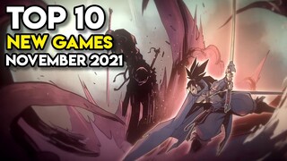 Top 10 NEW GAMES on Steam (November 2021 Release)