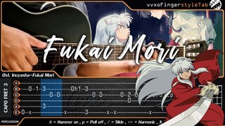 Inuyasha - Do As Infinity - Fukai Mori - Fingerstyle Guitar (TAB Tutorial)