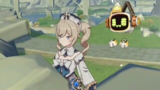 Barbara, making a dazzling appearance!