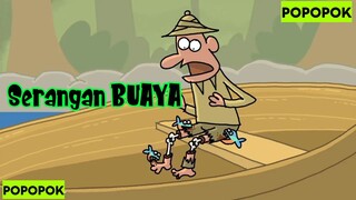 Serangan BUAYA || Animasi Lucu PopoPok