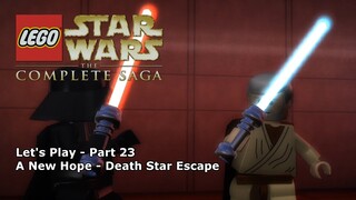 Let's Play #23 - Episode Four: Death Star Escape - LEGO Star Wars: The Complete Saga