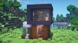 Minecraft : Tutorial Cara Membuat Rumah Modern Kecil | Cara Membuat Rumah di Minecraft